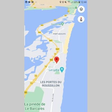 T2, Vue Sur Mer, Terrasse, Parking Prive Le Barcarès Екстериор снимка